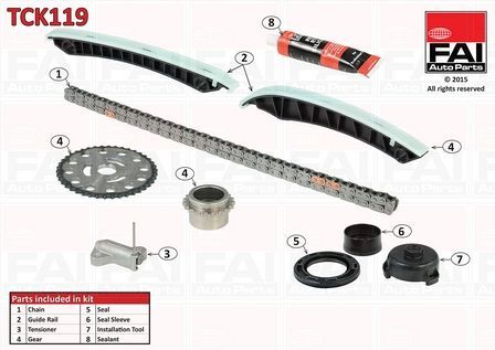 Fai timing chain - fai, kit